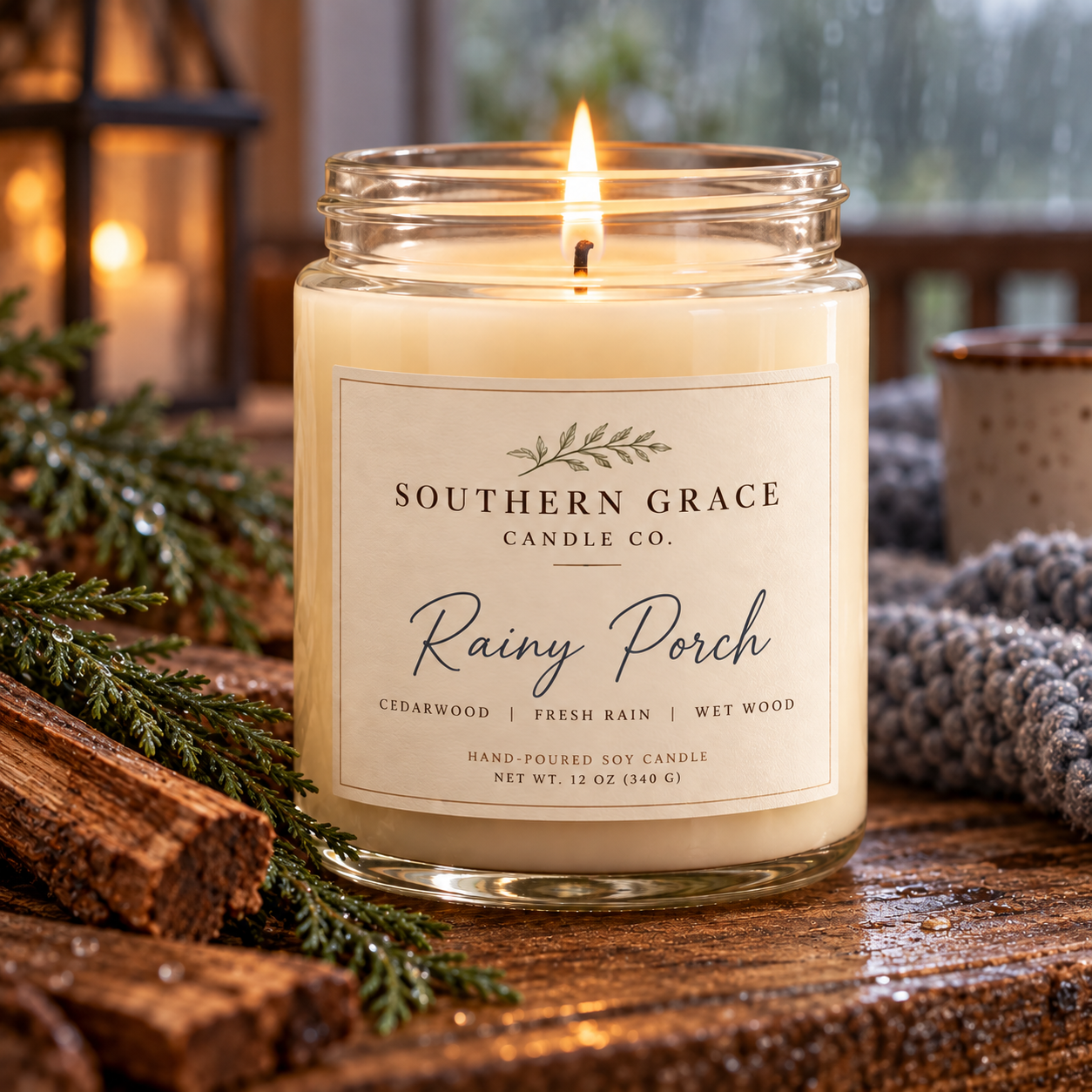 Rainy Porch candle